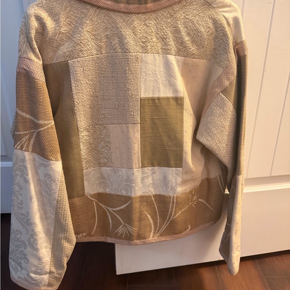 Patchwork Beige Jacket - Picture 5 of 5